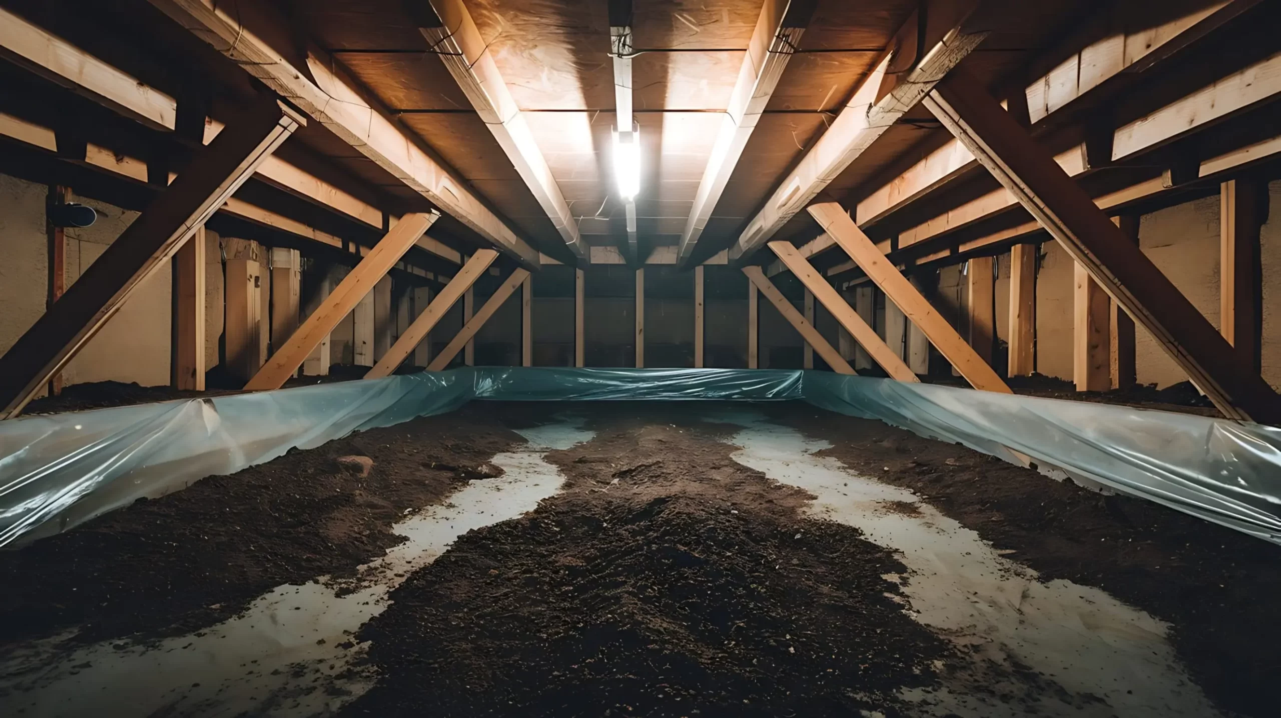 Stock image of vapor intrusion.